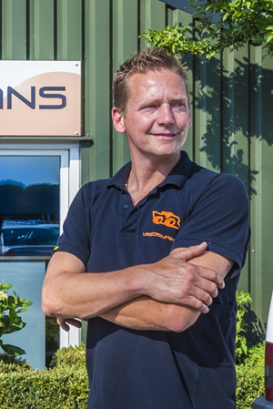 Guido Vredenberg, eigenaar van Autobedrijf Vredemans